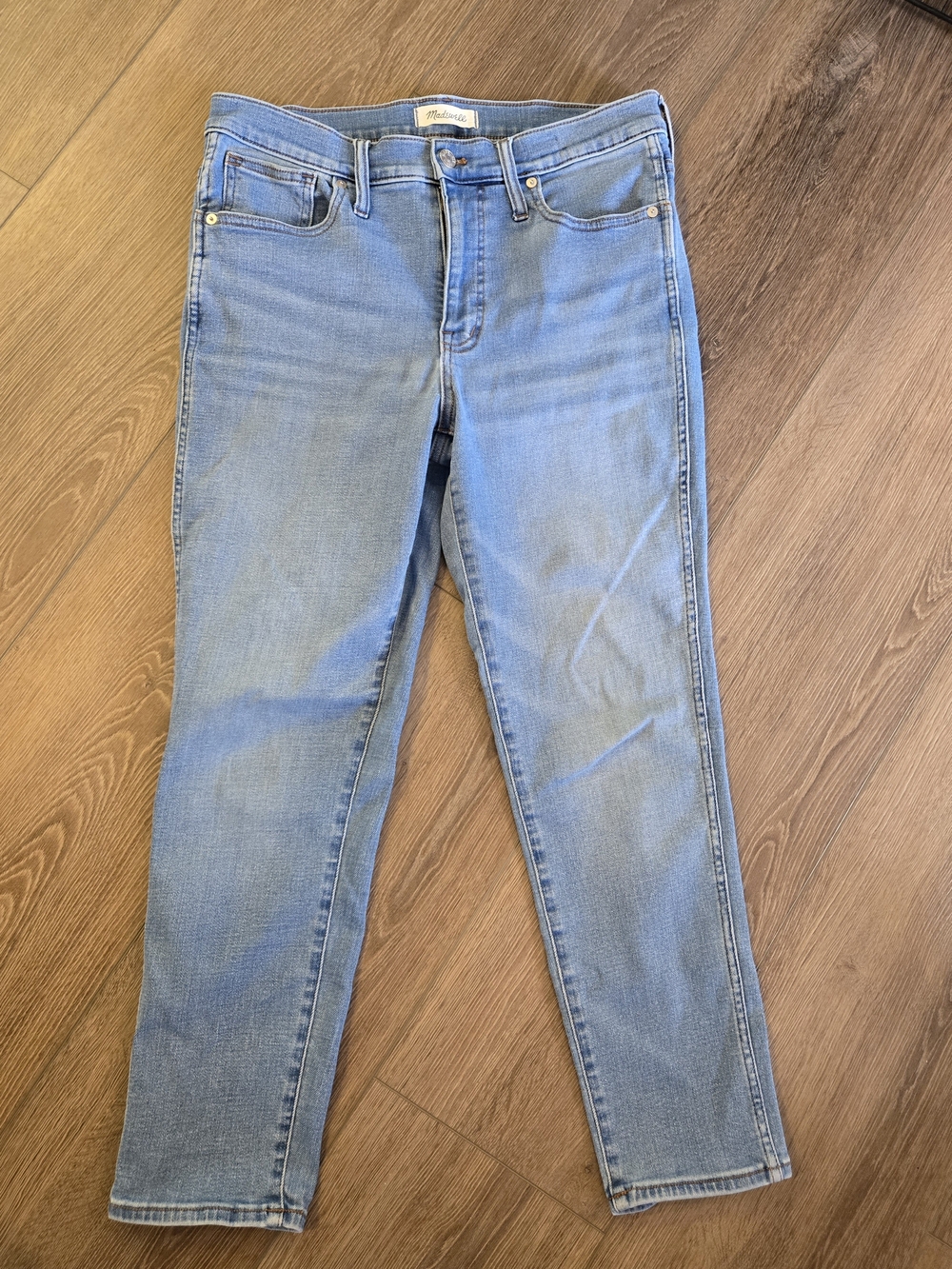 Madewell Light Wash Skinny Jeans - Blue
